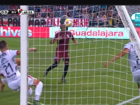 El tercero fue mío: De La Cruz metió el segundo personal y el 3 a 0 de River ante Chivas