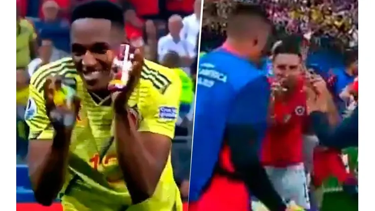 Pulgar troleó a Mina.