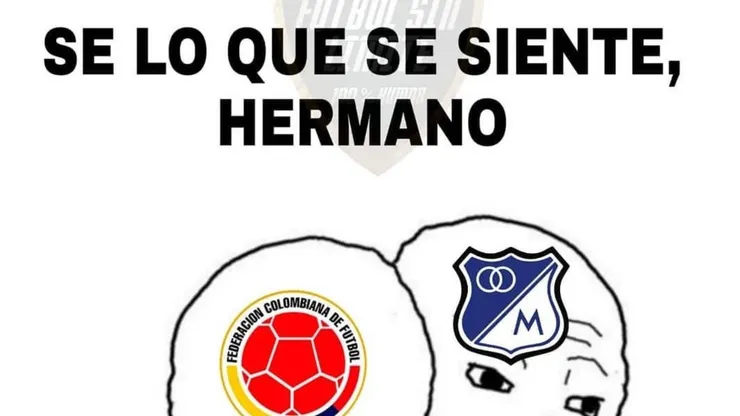 Los memes más crueles: ¡comparar a la Selección con Millonarios!
