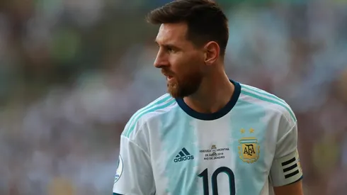 Lionel Messi en el partido ante Venezuela. (Getty)
