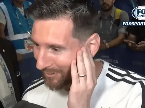 Lo que todos nos preguntábamos: Messi explicó por qué cantó el himno por primera vez