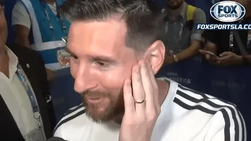 Lo que todos nos preguntábamos: Messi explicó por qué cantó el himno por primera vez