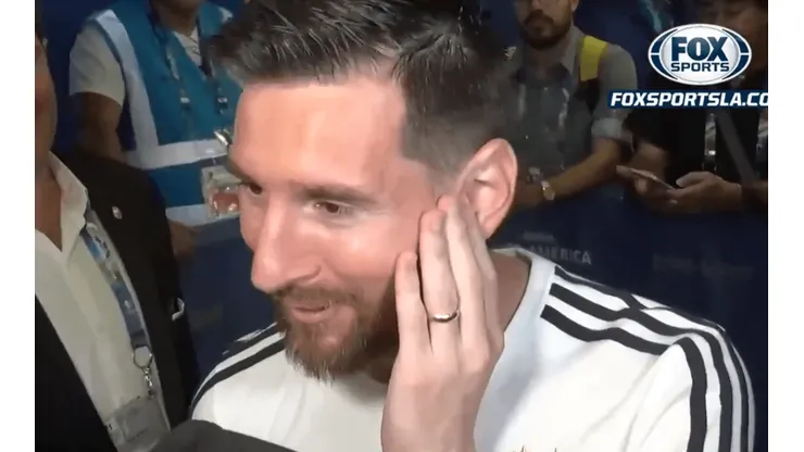 Lo que todos nos preguntábamos: Messi explicó por qué cantó el himno por primera vez