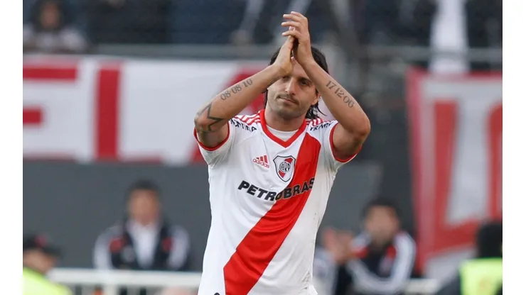 Alejandro Domínguez en el ascenso de River.
