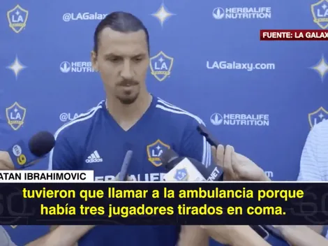 Las desopilantes declaraciones de Ibrahimović hablando de un supuesto enojo con sus compañeros