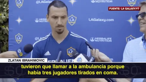 Las desopilantes declaraciones de Ibrahimović hablando de un supuesto enojo con sus compañeros