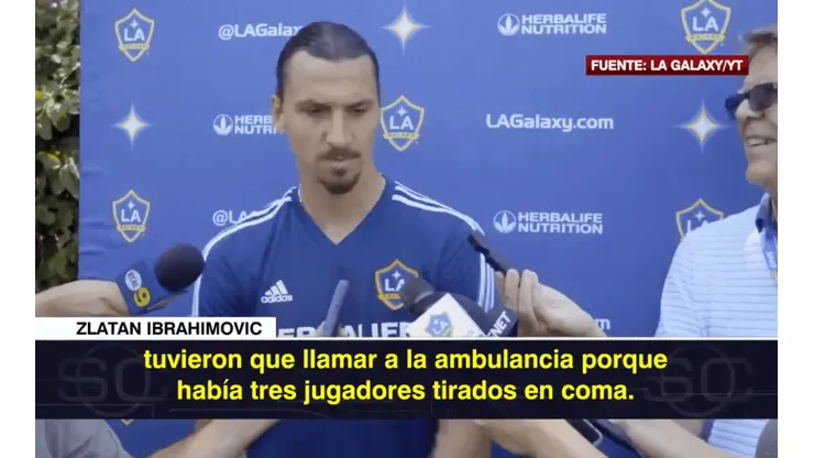 Las desopilantes declaraciones de Ibrahimović hablando de un supuesto enojo con sus compañeros