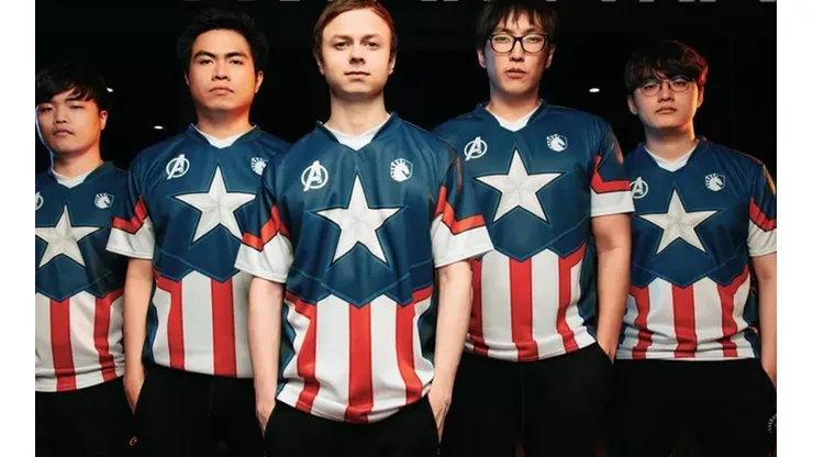 Marvel llega al League of Legends: ¡La nueva camiseta de Team Liquid del Capitan América!