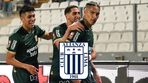 Alianza Lima jugando en la Liga 1 de Perú.