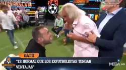 Lo tuvieron que frenar: el Loco Gatti casi se va a las piñas en la televisión española