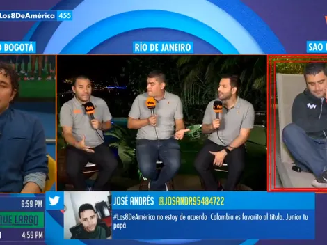 La insólita pataleta de Juan Felipe Cadavid, en vivo, en 'Saque Largo', de WIN Sports