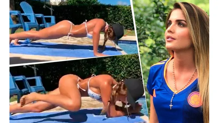 Valeria, exparticipante del Desafío, nos enseña una infartante rutina en casa para no ir al gym