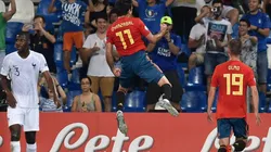 El festejo del seleccionado español.