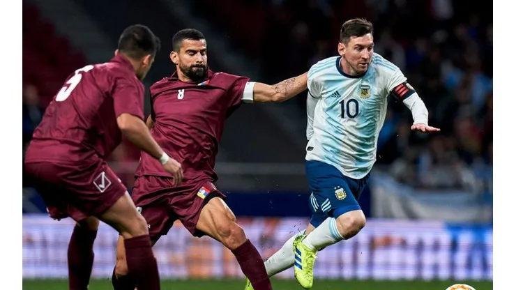 Argentina vs. Venezuela por la Copa América.