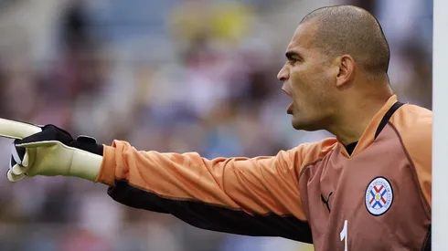 José Luis Chilavert en actividad.