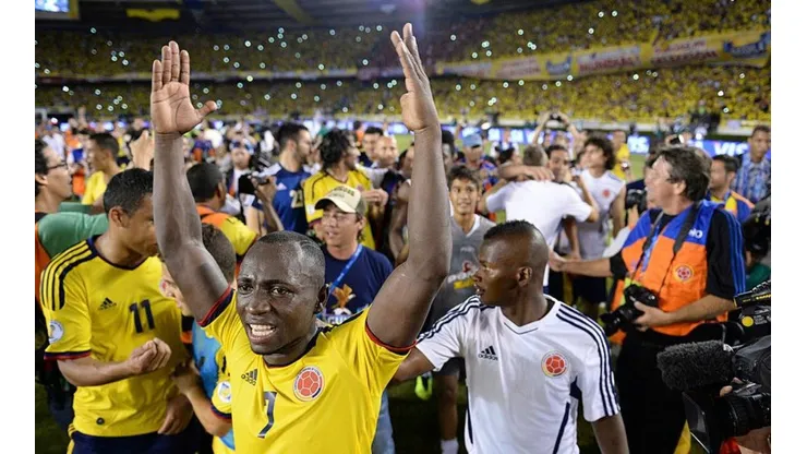 Así festejó Colombia la clasificación al Mundial de Brasil 2014.