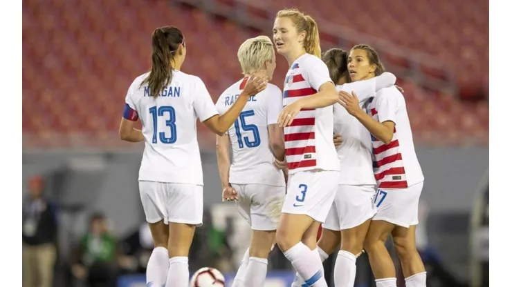 Estados Unidos vs. Francia por la Copa Mundial Femenina.
