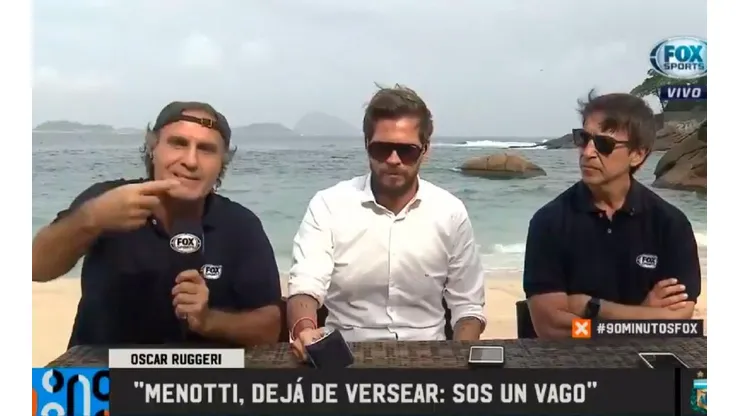 Ruggeri se sacó con Menotti.