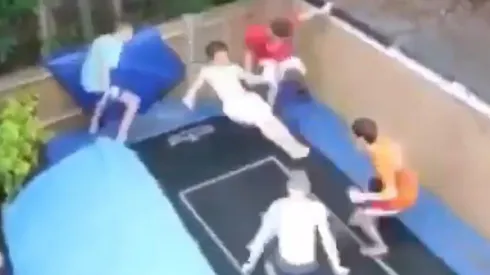 Video viral: saltó como nadie, dio mil vueltas y todos se volvieron locos