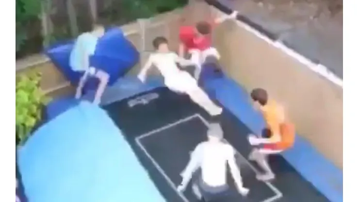 Video viral: saltó como nadie, dio mil vueltas y todos se volvieron locos