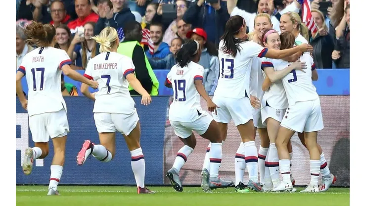 Estados Unidos vs. Francia por la Copa Mundial Femenina.