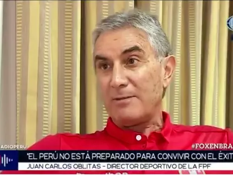 Después de decir que no le gustó su planteamiento, Oblitas habló de su relación con Gareca