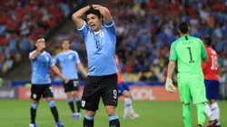 Foto de Luis Suárez en el momento que pidió mano.