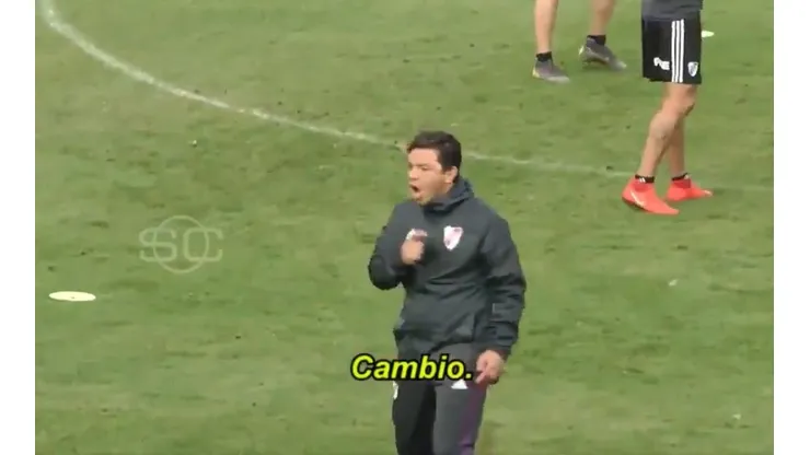 No para un segundo: el video de Gallardo en plena pretemporada de River