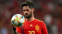 Isco jugando para el seleccionado español.