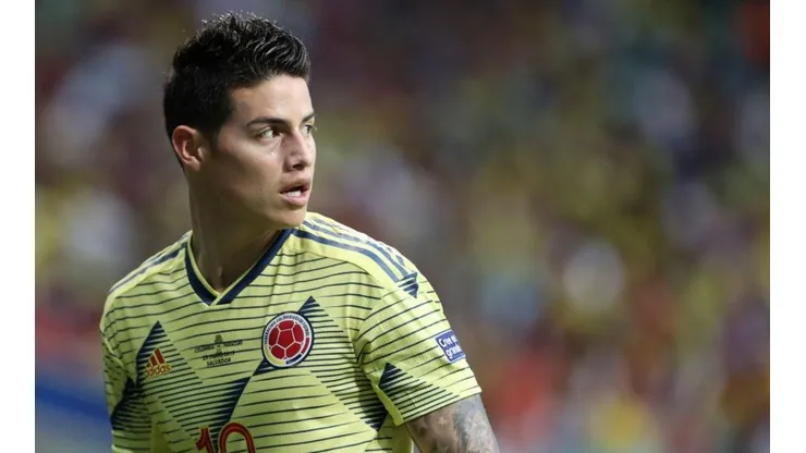 James Rodríguez, jugador de la Selección Colombia.