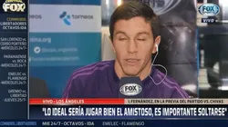 El volante habló sobre el futuro de su entrenador.