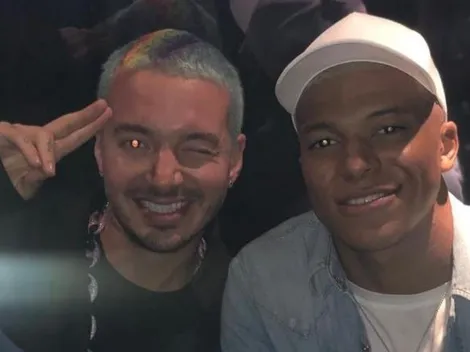 J Balvin se juntó con Mbappé y lo comprometió: "Me lo voy a llevar pa' Medallo"