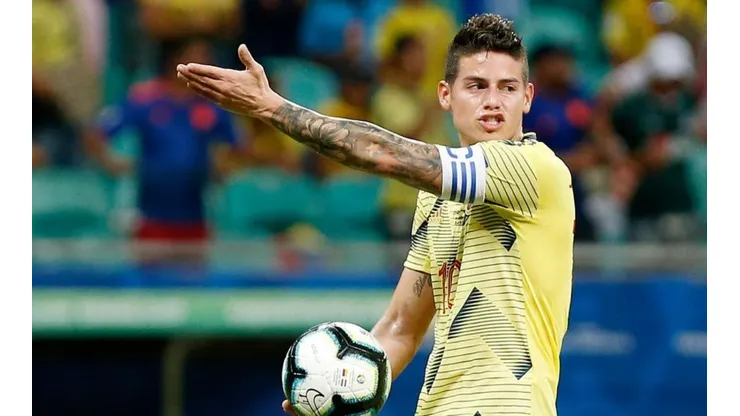 James Rodríguez, jugador de la Selección Colombia.
