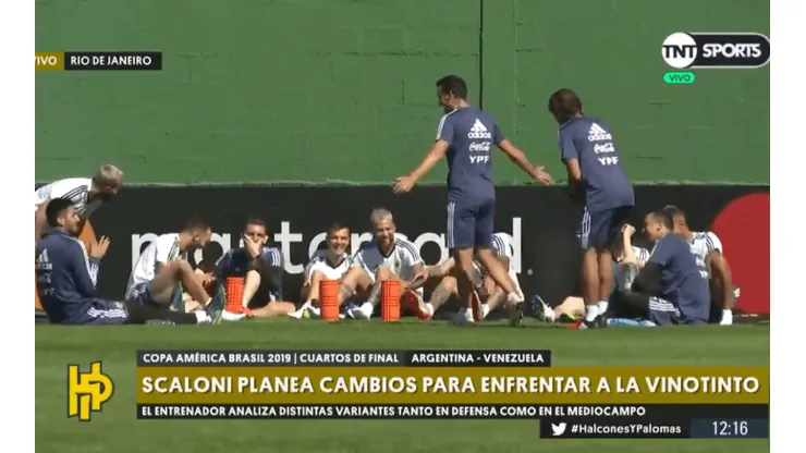 Sigue el tridente, pero hay dos cambios: el once que Scaloni probó pensando en Venezuela