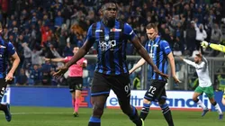Duvan celebrando un gol con Atalanta.