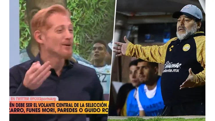 Feliz de la vida, Liberman recordó su primera entrevista a Maradona: "Se la hice en la cama"