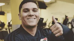 Con todo y sonrisa: Juanfer Quintero prepara su vuelta en River