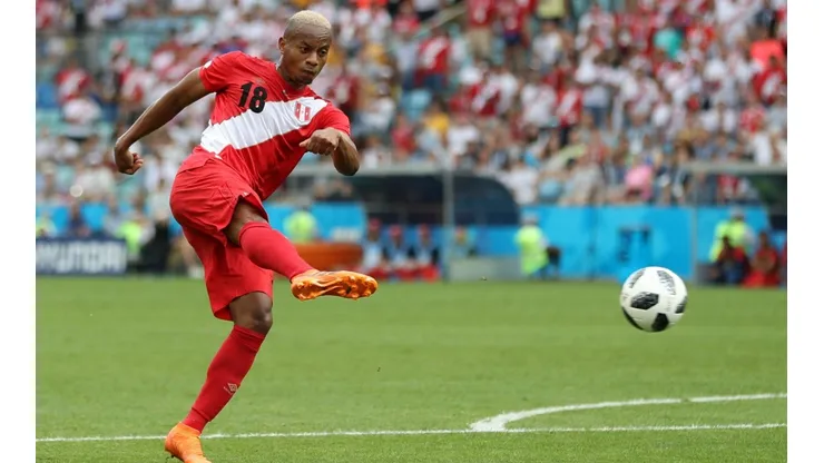 El extremo anotó el primer gol peruano en Rusia 2018.