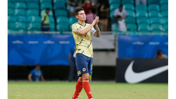 James Rodríguez, jugador de la Selección Colombia.
