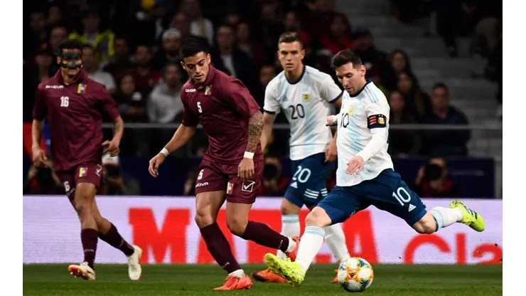 Argentina vs. Venezuela (Foto: AFP)