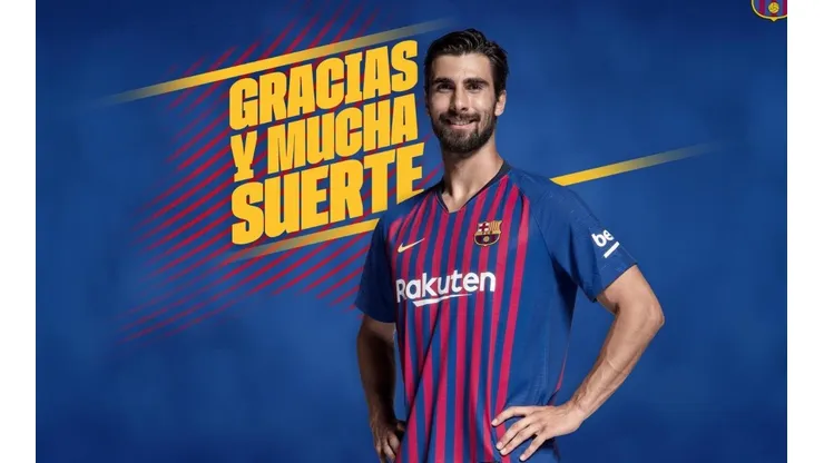 DESPEDIDA. André Gomes se marcha del Barcelona tras tres años (Foto: FC Barcelona).