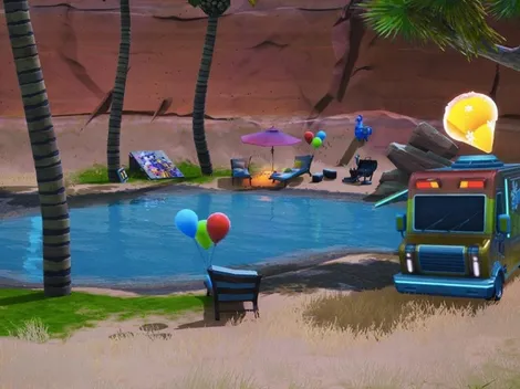 Baila en distintas fiestas de playa - 14 Días de Fortnite (Ubicación)