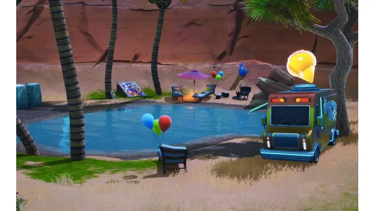 Baila en distintas fiestas de playa - 14 Días de Fortnite (Ubicación)