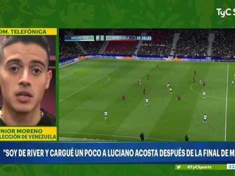 Juega la Copa América, es venezolano e hincha de River y trolleó a Boca por la final de Madrid