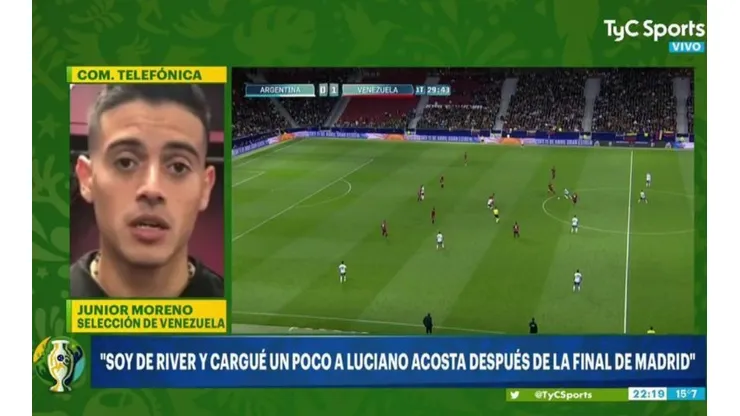 La revelación de Junior Moreno.