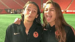 Una jugadora del América hizo twerking en el vestuario y estalló Twitter