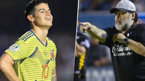 El hijo de Maradona confesó lo que piensa Diego sobre el posible fichaje de James al Napoli