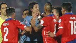 Chile vs. Uruguay por la Copa América.