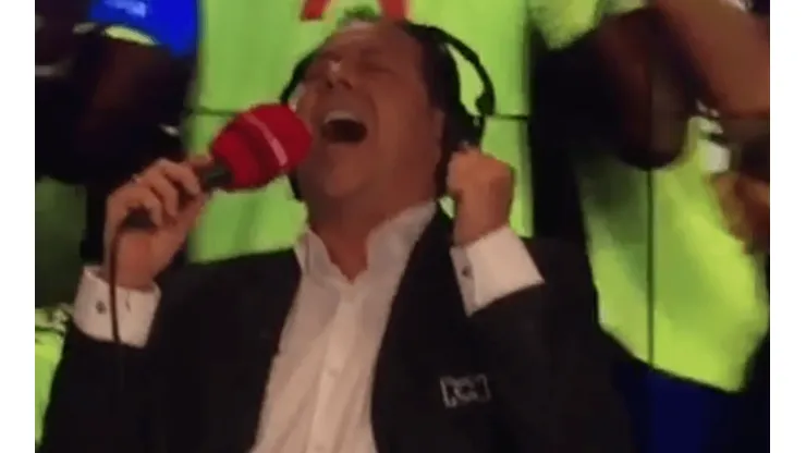 Así narró 'El Cantante del gol' la anotación de Colombia contra Paraguay