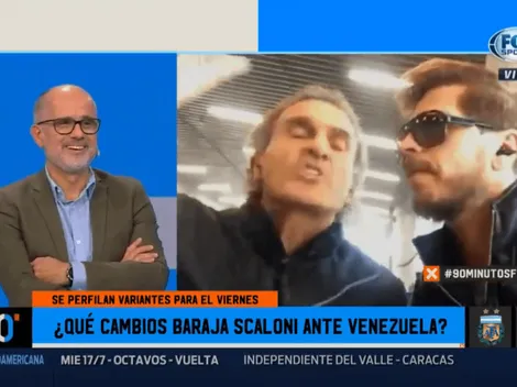 Ruggeri estaba hablando de los tiros libres, Vignolo se quiso meter y El Cabezón lo retó: "¡Callate!"